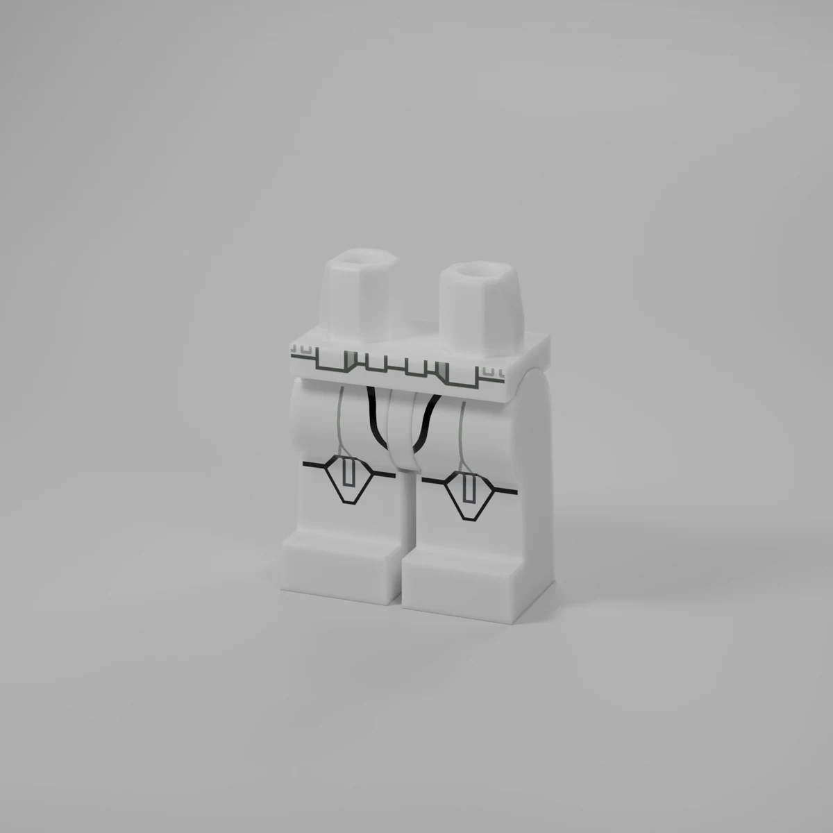 Clone Trooper Legs in White