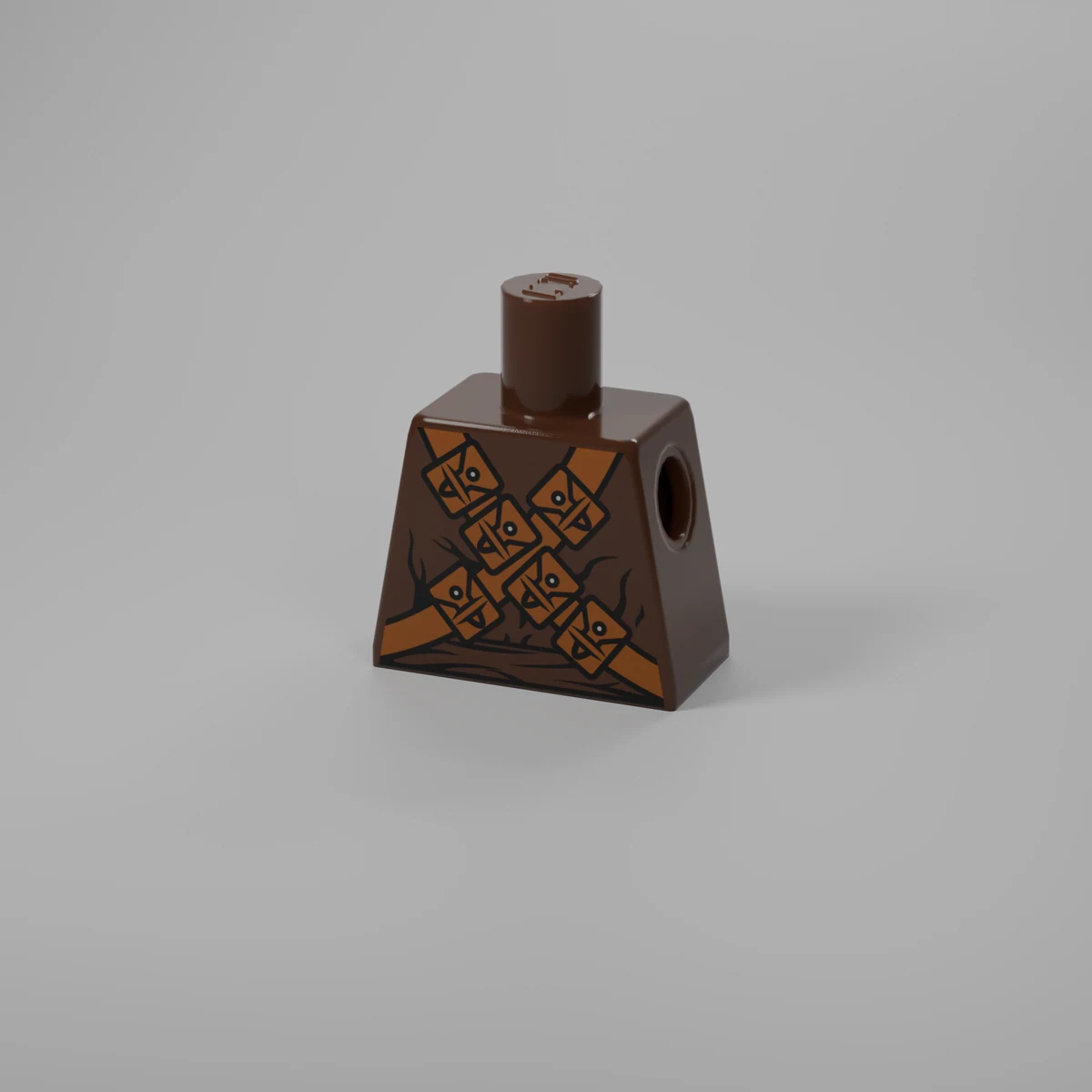 Desert Scavenger Torso (Old Brown) in Brown