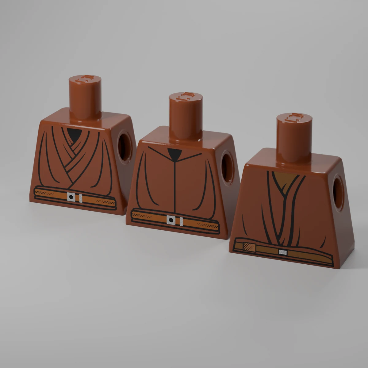 TCS Robes Torso Bundle Pack (Reddish Brown) in Reddish Brown