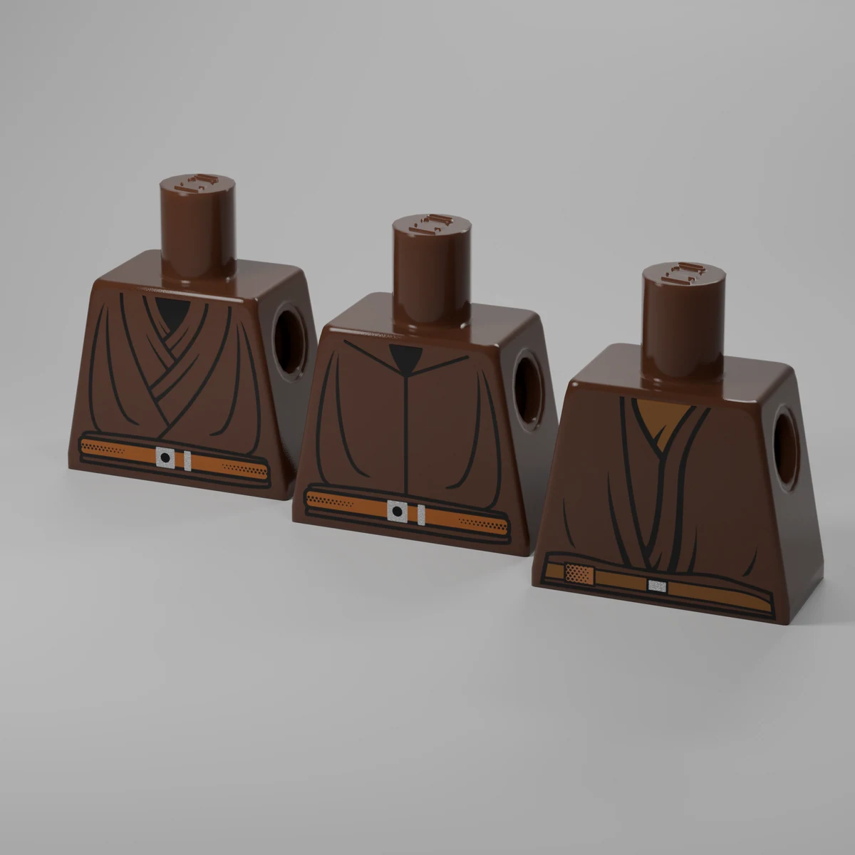 TCS Robes Torso Bundle Pack (Old Brown) in Brown