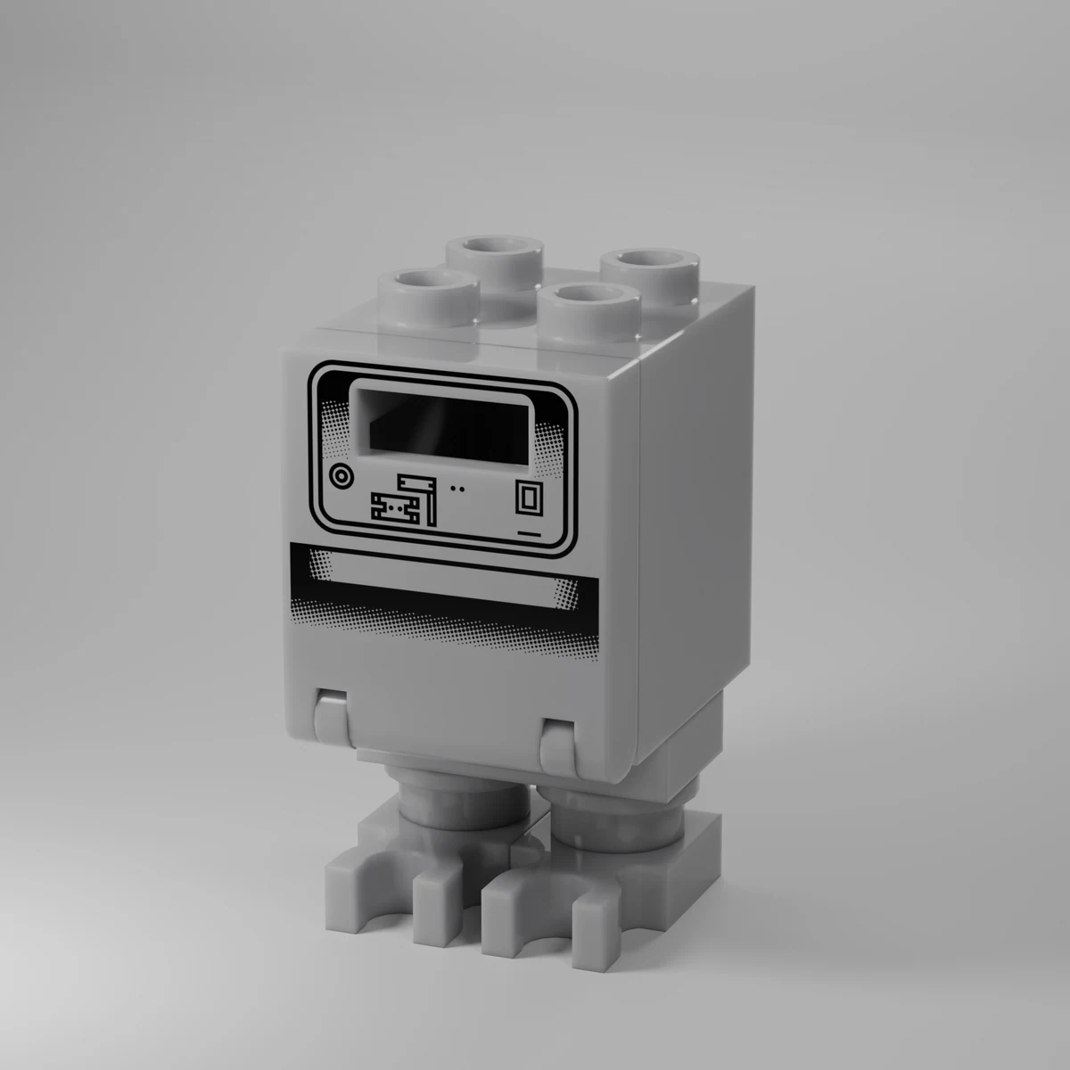 Walking Generator in Light Bluish Gray