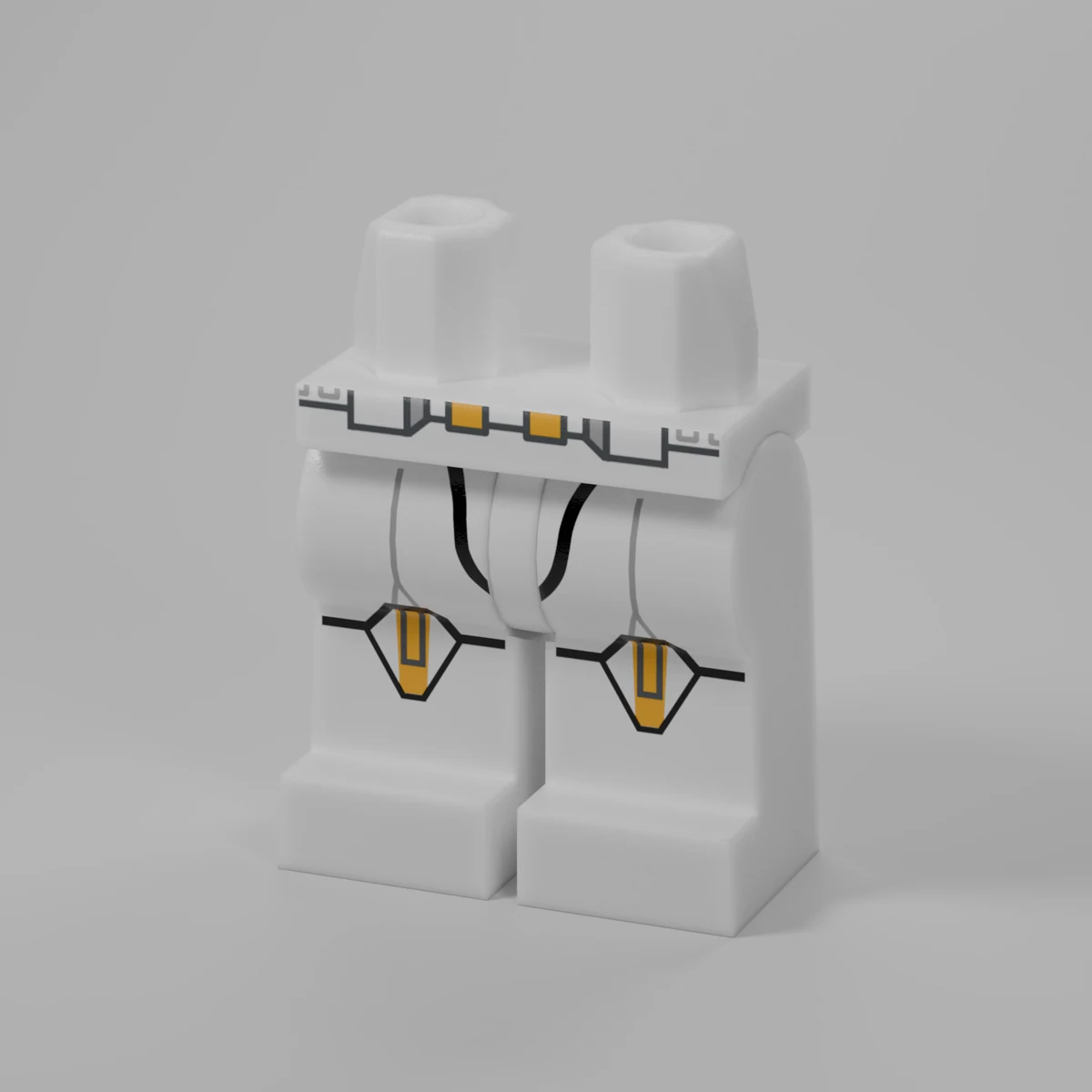 Clone Trooper Legs (Yellow Markings)