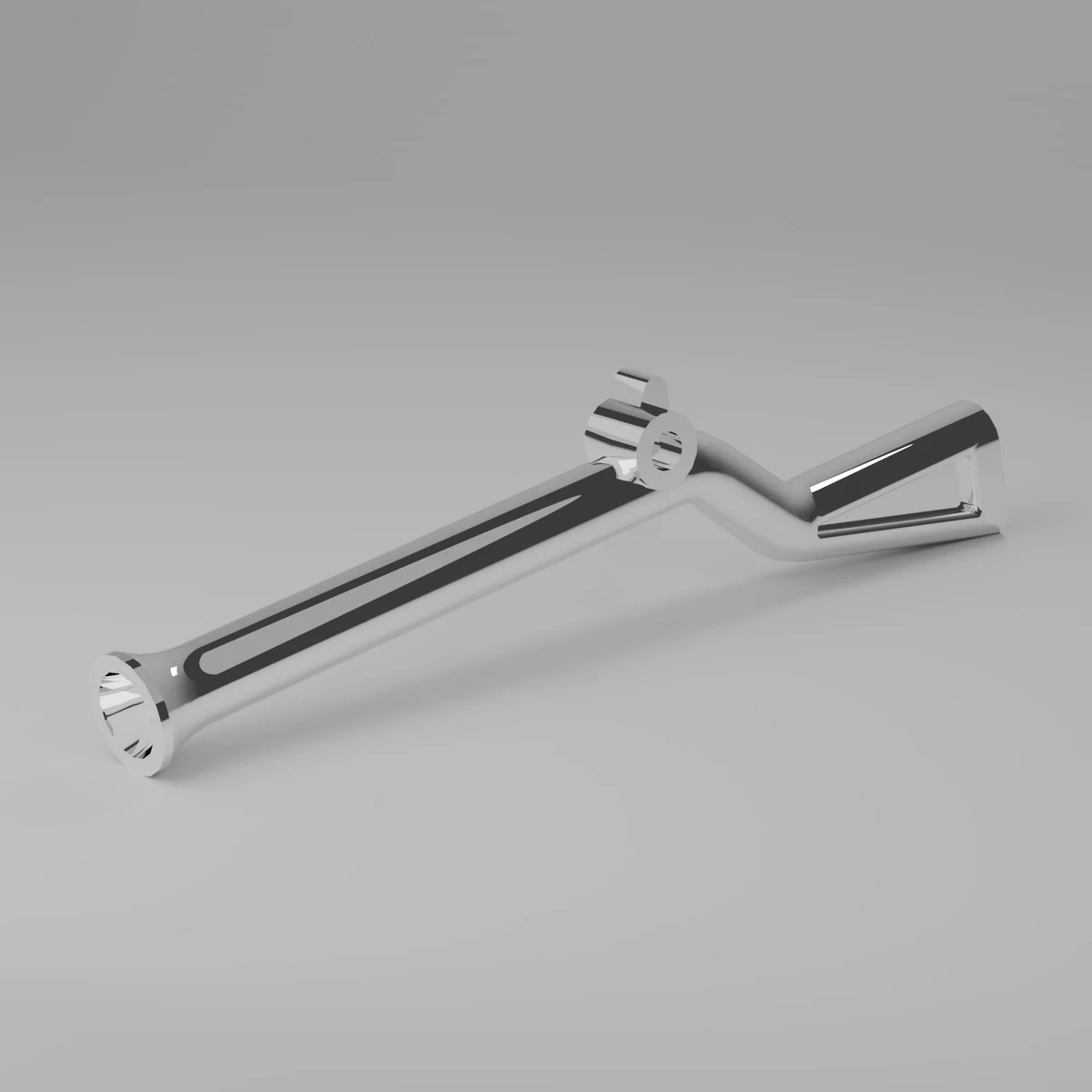 Chrome Silver Flintlock Musket